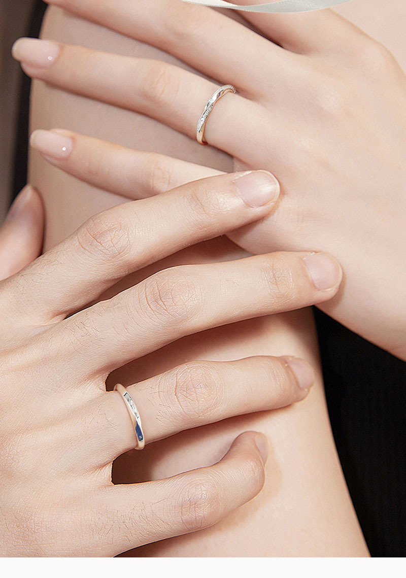 Sunrise Möbius Ring - Minimalist And Unique Infinity Love Couple's Adjustable Open Ring, Gift_voghion.com