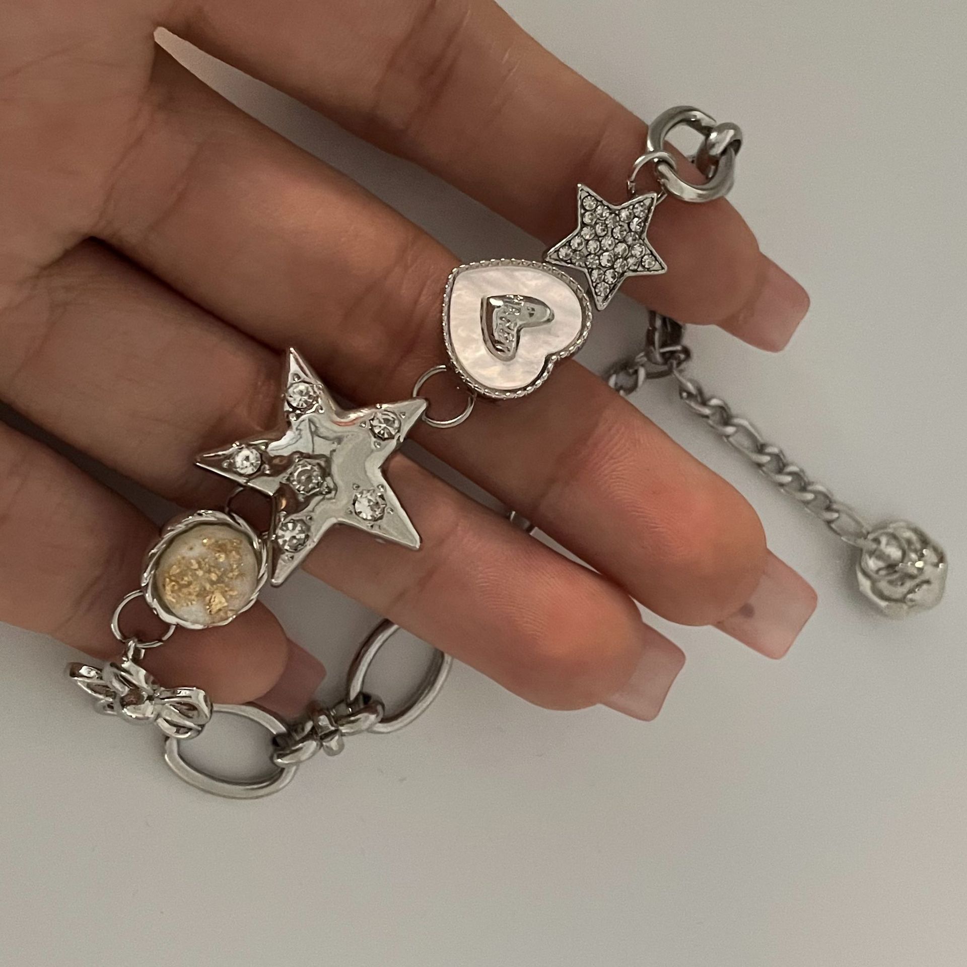 Bracelets Classification 1 Piece Quantity Simple Style Star Alloy Inlay Zircon Women's Bracelets
