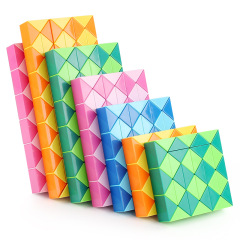 Pointsheng New Product Orange, Purple, Pink 24-Section Transformable Magic Tile Folding Magic Snakes Magic Tiles Toy 3D Stereo Folding Magic Tiles