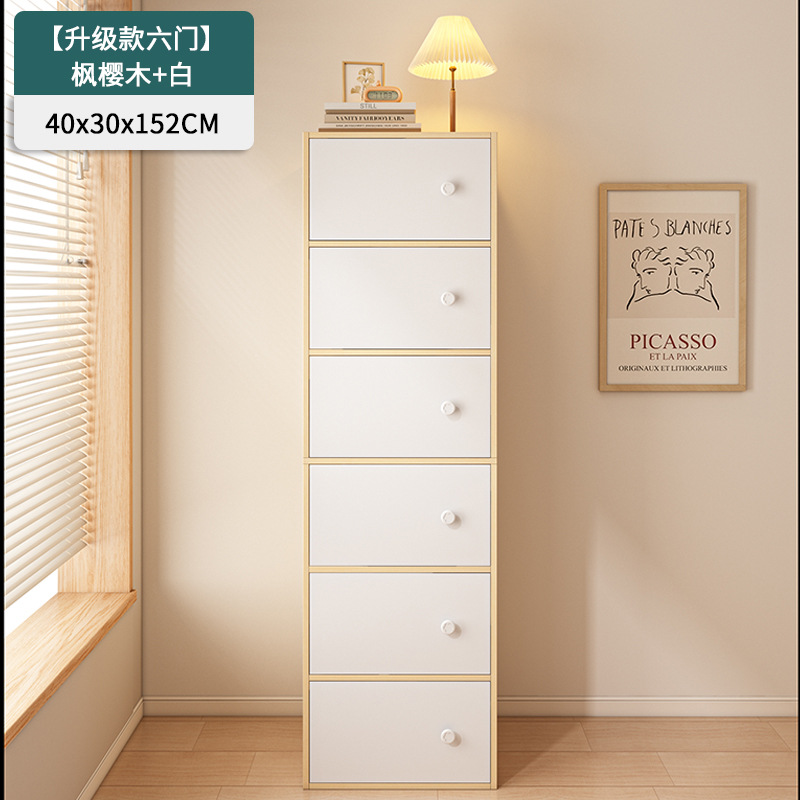 Estante de libros estante de piso sala de estar armario de libros armario de almacenamiento integrado contra la pared almacenamiento doméstico con puerta armario de exhibición a prueba de polvo