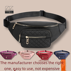 Lady Bags New Korean Style Embroidered Waist Bag Outdoor Sports Women's Crossbody Bag Shoulder Bag Multifunctional Crossbody Bag