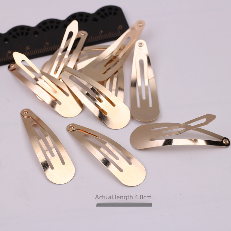 5cm/6/7 drop clip square Oval BB clip hair clip wool hair clip diy hair clip handmade hair accessories material accessories_voghion.com