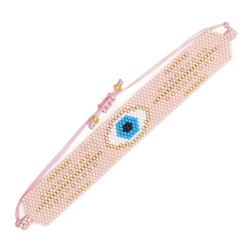Fashion Eye Glass Beaded Bracelets