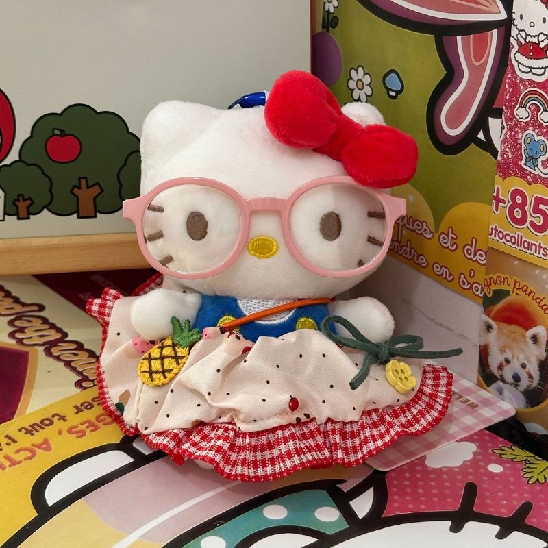 ハローキティバッグペンダントリトルシェフシリーズハローキティ人形ペンダントかわいい漫画人形キーホルダー|undefined