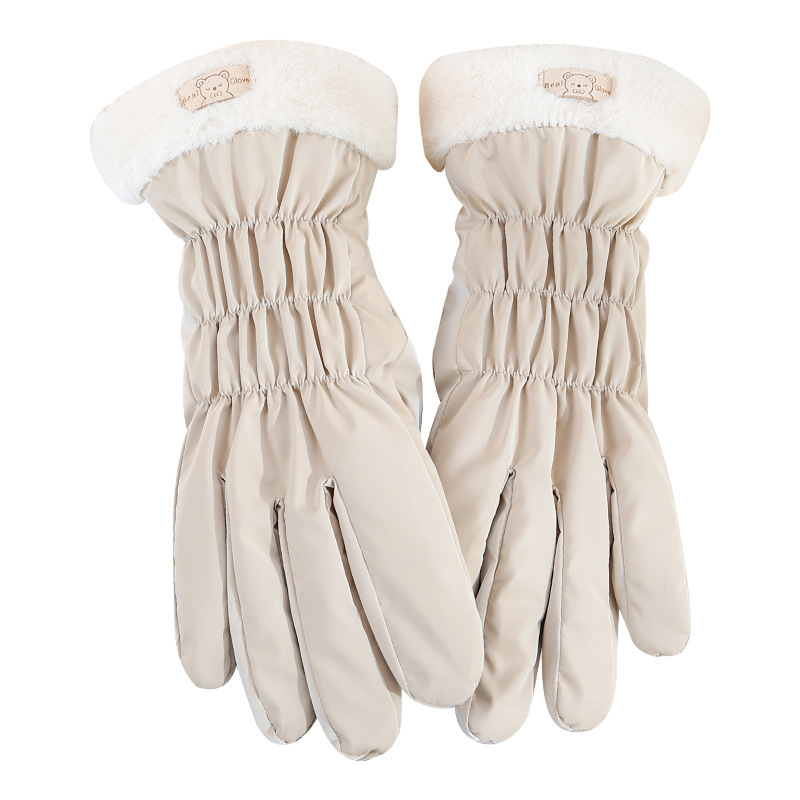 Keep warm winter waterproof windproof travel ski gloves
