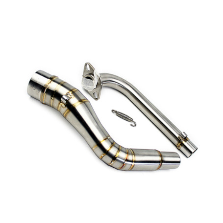 Suitable for Yamaha NMAX155 stainless steel front section NMAX 125 elbow to connect Scorpio inclined exhaust pipe