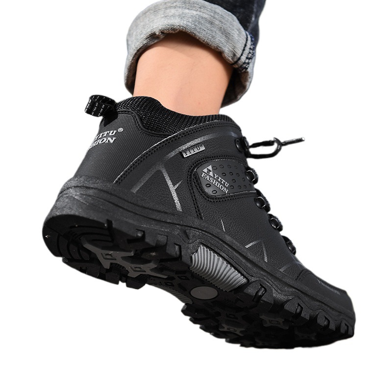 Zapatos de hombre de montañismo, deportes al aire libre de verano, sitio de trabajo de ocio, trabajo resistente al desgaste, trabajo, seguro laboral, zapatos de moda