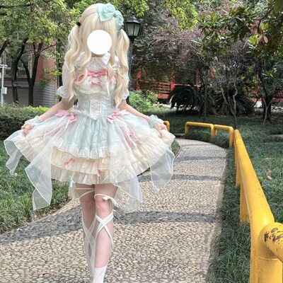 酥餅貓原創設計jsk正版lolita仙氣公主連衣裙生日禮服