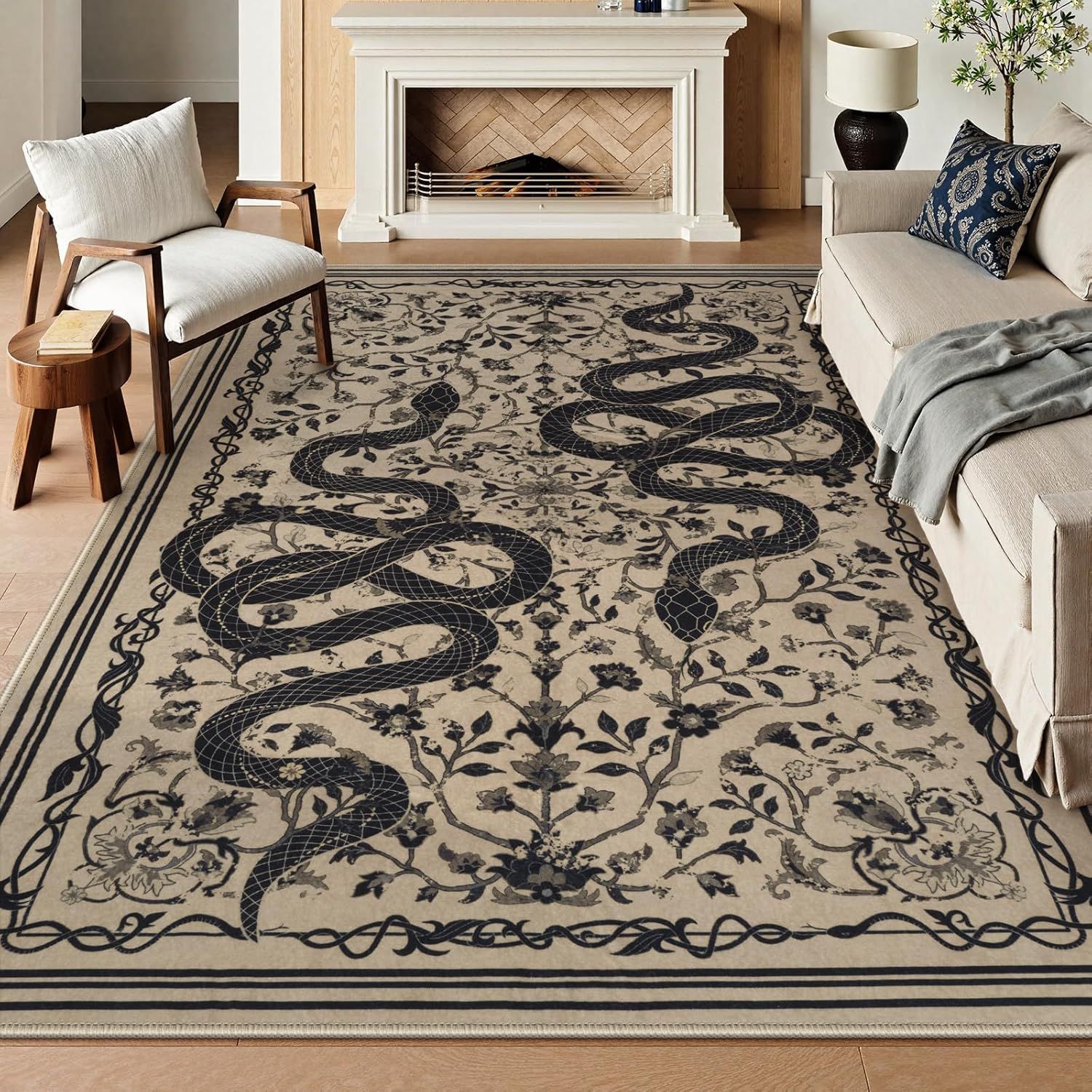 Vintage Boho Kristall Samt Teppich Für Wohnzimmer Und Schlafzimmer_voghion.com