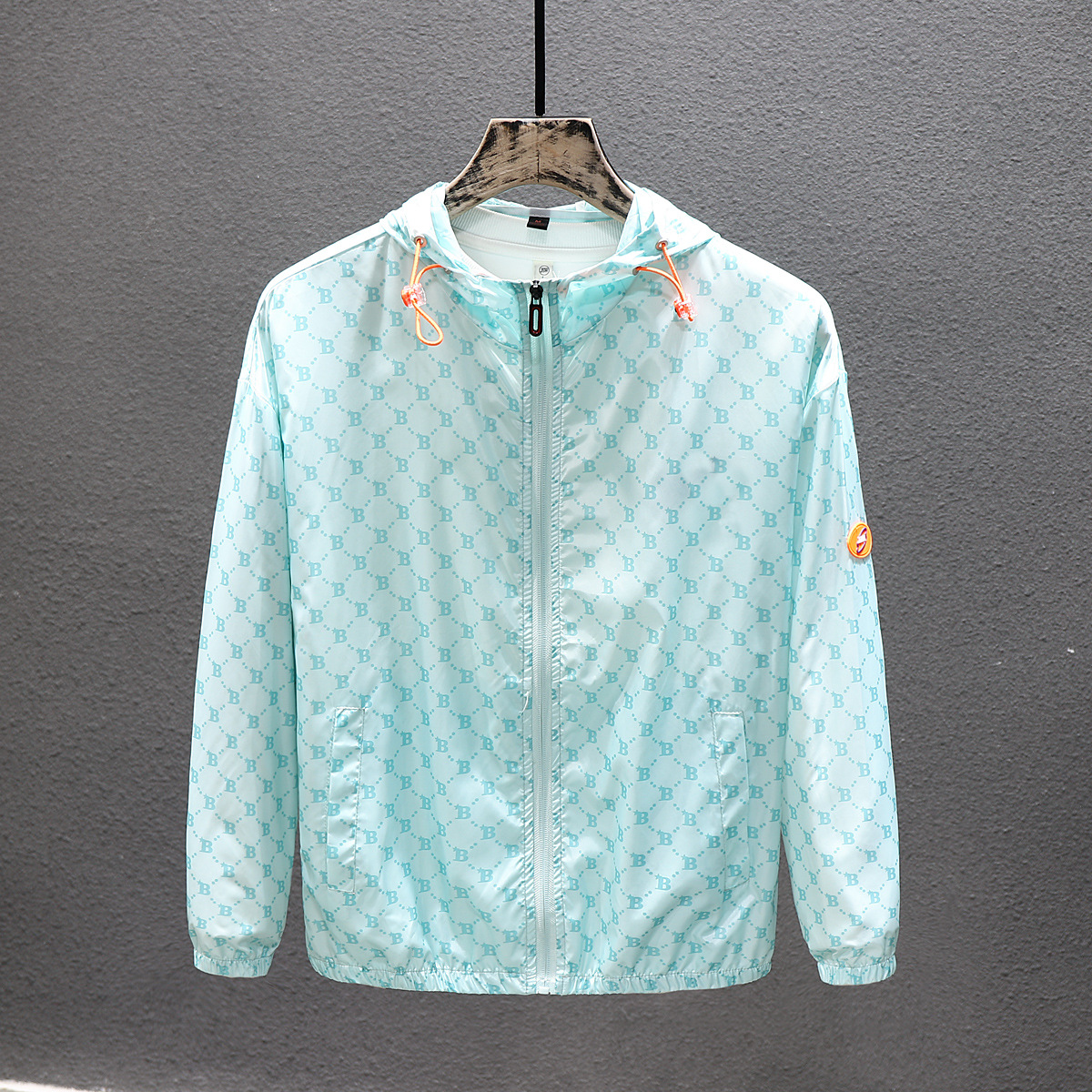 Men's Lightweight Jacket Couple Men's and Women's Summer Thin Sports Skin Clothes Casual Fashionable Outdoor Loose Jacket