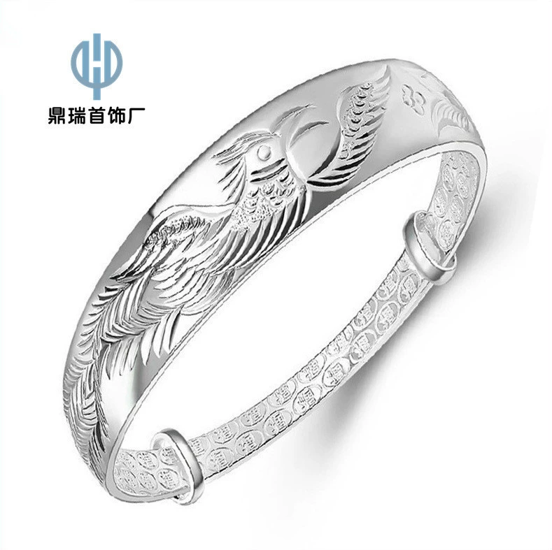 Phoenix, accessory, copper bracelet, Korean style