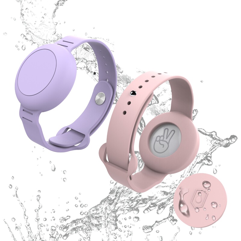 Suitable for Apple Airtag2 Protective Case, Silicone Watch Wristband, Children's Wristband, Anti-Lost Positioning Protective Case