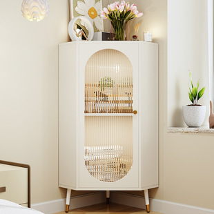 Living Room Triangle Cabinet Corner Storage Cabinet Wall Corner Side Cabinet Bedroom Corner Locker Corner Low Cabinet