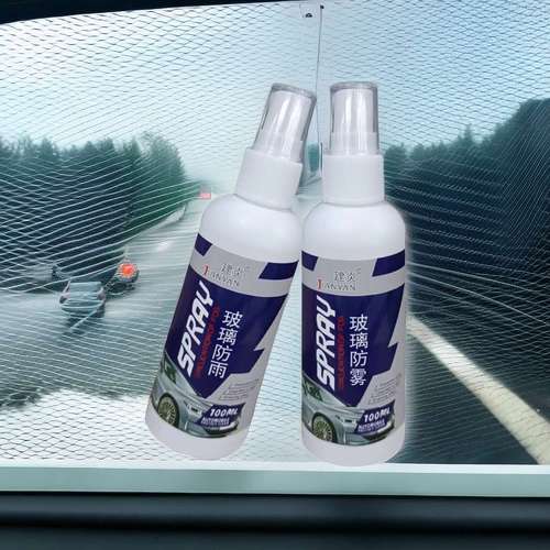 Anti-fogging agent for automobile glass, rear-view mirror rain-proof agent, rain-proof film, front glass water repellent, reversing mirror rain-proof agent