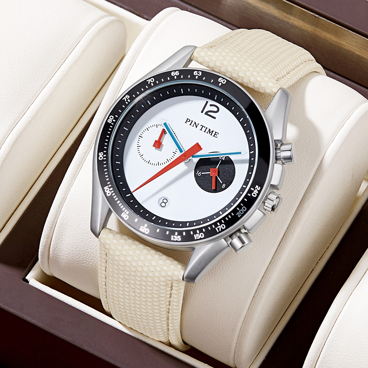 Foreign Trade Popular Fashion Niche Large Dial Non-Mechanical Calendar Luminous Men and Women Couple Watches Quartz Watches Wholesale