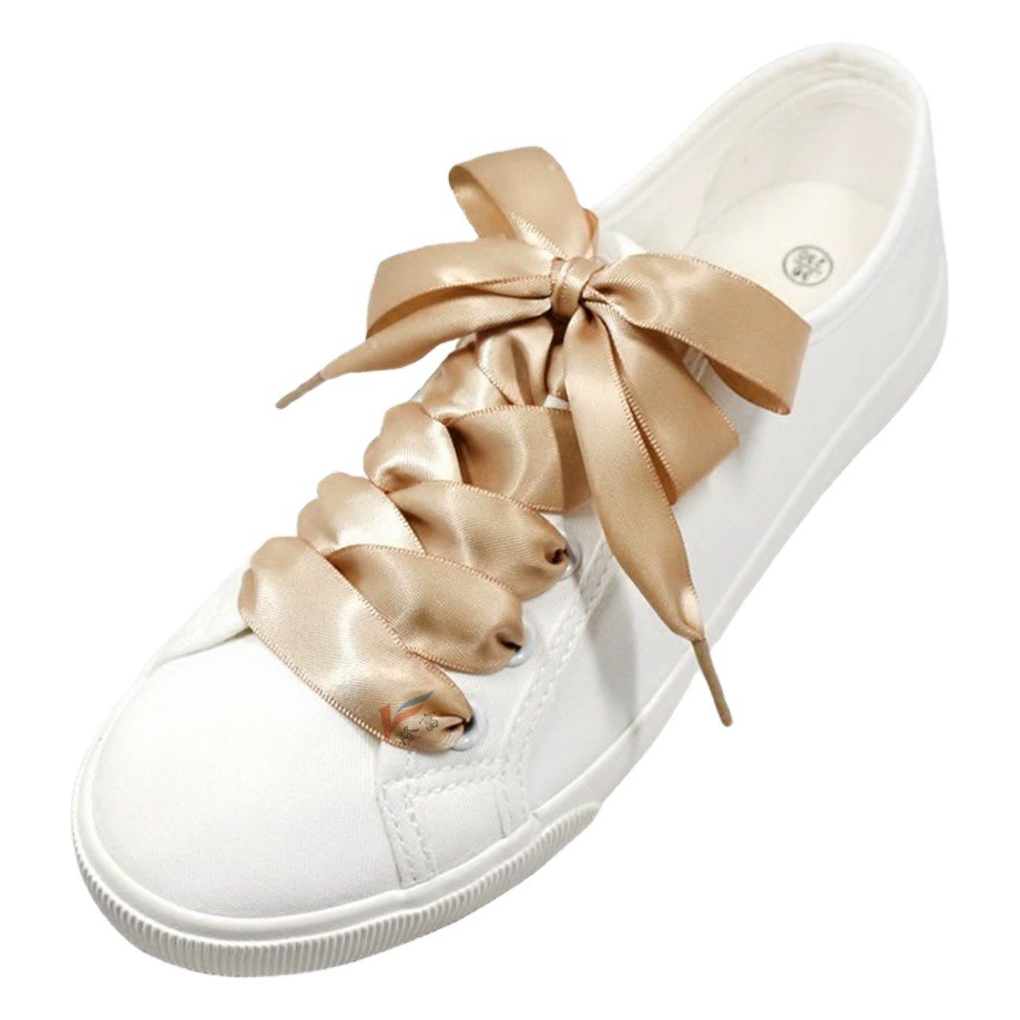 В наличии Внешняя торговля Шнурки с цветной лентой шириной 2 см Спортивные шнурки для молодых мужчин Красные зеленые черные атласные шнурки