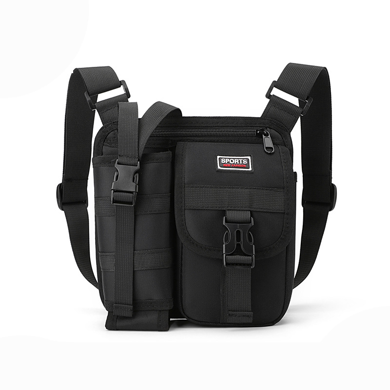 2024 nuevo bolso de pecho de mensajero de un solo hombro transfronterizo multifunción portátil turismo al aire libre deporte botella fabricante de bolsas al por mayor