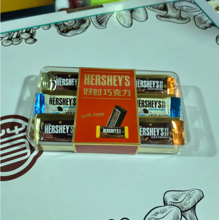 明治好时巧克力6粒排块礼盒结婚喜糖亚克力盒装结婚