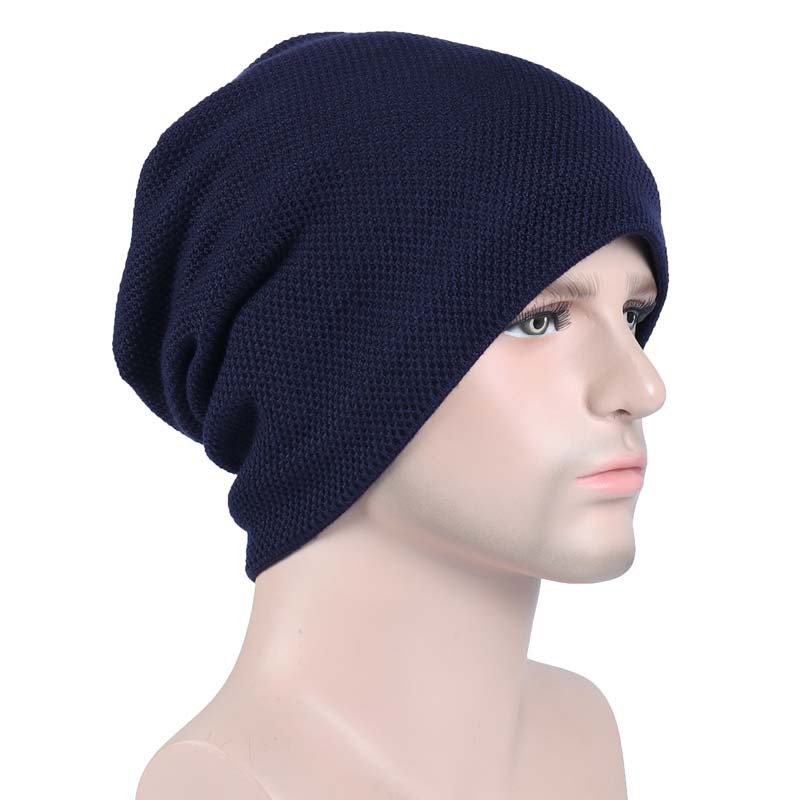 2023 Uusi Hot Selling Miesten Neulottu Hattu Pehmolla ja Lämmin päällinen Päähattu Korean Edition Kylmänkestävä villahattu Tide Syksy ja Talvi Cross Border_voghion.com