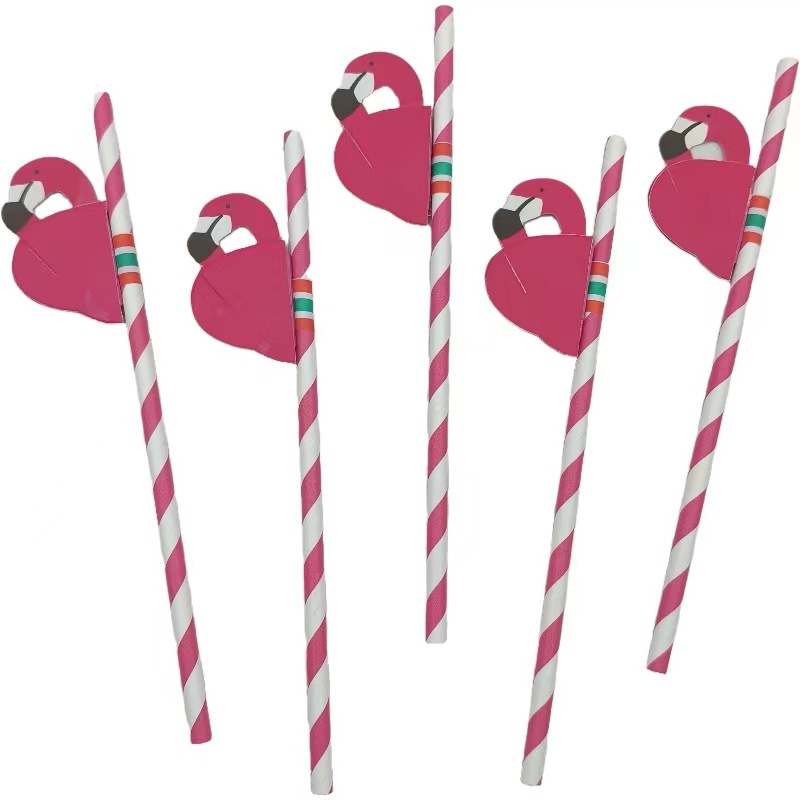 Fiesta palos de panal estereoscópico flamenco decoración desechable degradable postre pastel cóctel palos de decoración