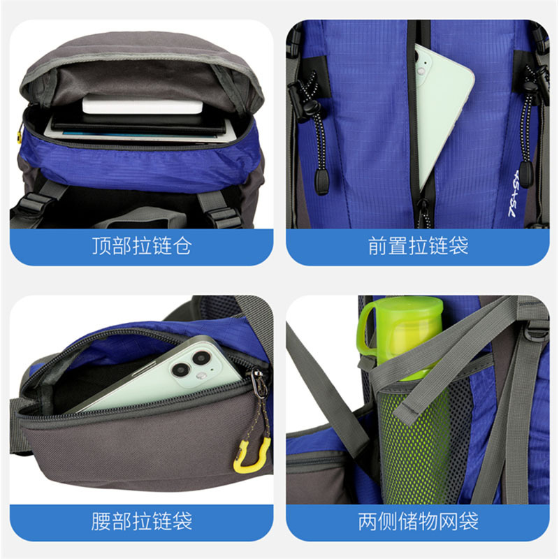 Mochila de Senderismo Warheim, Gran Capacidad, Impermeable, Multiusos