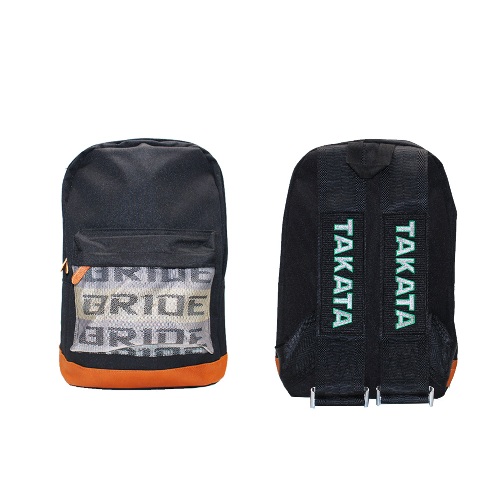 Factory Direct Supply Jdm New Takata Modified Seat Belt Small Backpack Racing Bride Backpack Computer Bag