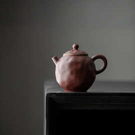 陶瓷泡茶壶单壶家用复古山楂红煮茶壶功夫茶具手工过滤壶
