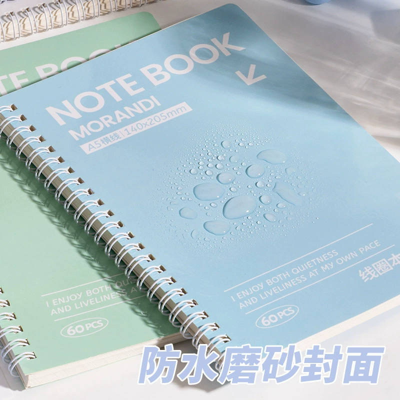Spiral Notebook A5 & B5, Waterproof Cartoon Covers, Thick Pages for Elementary Students