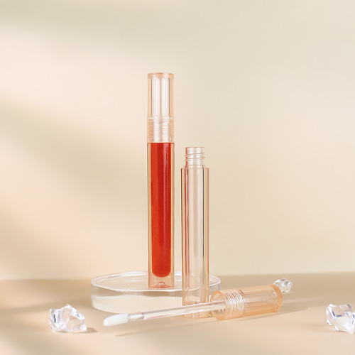 Lip glaze tube empty tube packaging material small batch gradient frosted diy homemade handmade lip gloss lip gloss empty bottle