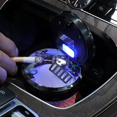 Car ashtray LED creative colorful ashtray - colorful-ashtray-general-board-ceramic-liner