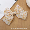 Cute cloth with bow, big decorations, accessory, floral print