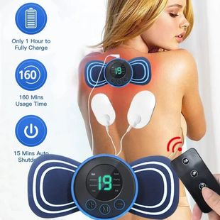 Smart Ems Mini Cervical Massage Patch Convenient Shoulder and Neck Massager Home Electric Pulse Pocket Multifunctional