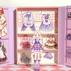 Princess Makeup Sticker Book for Girls Aged 3 to 6, a Toy Sticker Book for Young Girls