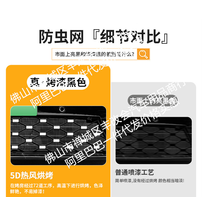 Suitable for Nissan Nx8 Integrated Welded Car Insect-Proof Net Front Grille Special Modified Decorative Strip Accessories