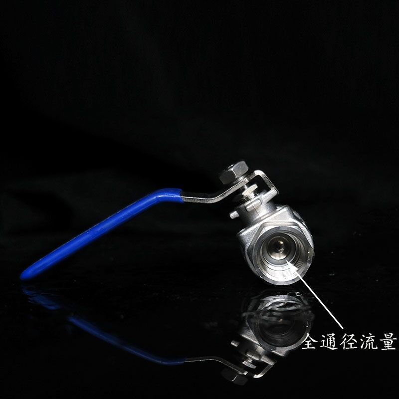 批发304不锈钢带锁一片式球阀Q11F内螺纹丝扣球阀缩径手动阀门厂