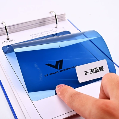 4S shop specializes in construction film, strong explosion-proof car film, sun protection film, high-insulation glass film, solar film, factory wholesale (Automotive Film) - 152m-30m-d-dark-blue-silver