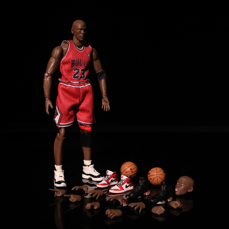 Nba Basketball Star 1/12 Real Clothes No. 23 Jordan Maf 100 #   Action Figure Figure