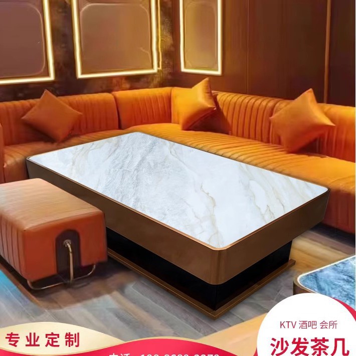 인기 있는 Jingyalan 슬레이트 가장자리 커피 테이블(재고 있음)