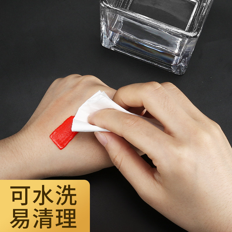 Bambú gouache pintura suplemento bolsa para estudiantes de arte Paquete de llenado portátil 100mL color pintura jalea