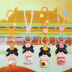 漫画かわいいシュガーグリッドキーホルダー中国風かわいいシュガーグリッドキーホルダーバックパックペンダント卸売