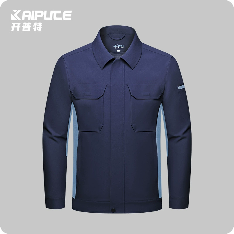 Трансграничная весенняя и осенняя рабочая одежда мужская цветная износостойкая куртка с печатью дышащая механика для ремонта строительной площадки заводская одежда топ экспорт