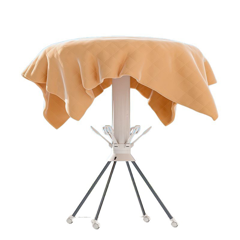 Balcón plegable sin instalación de piso de polvo percha de ropa para octopus doméstico para secar la ropa en el armario