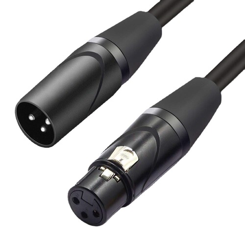 Factory direct selling XLR male to female audio cable balanced XLR connector power amplifier microphone extension cable