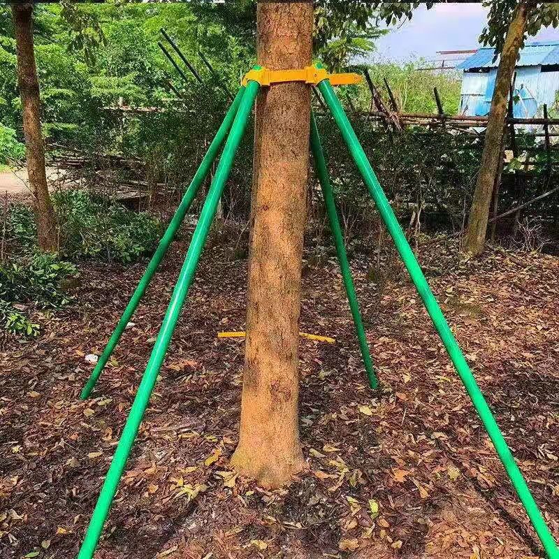 树木支撑架园林绿化镀锌钢管树苗支撑杆防风固定器树木防倒支撑杆