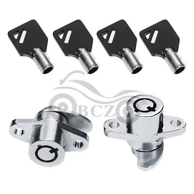 Motorcycle accessories suitable for Harley large gliding Road King modified saddle bag lock suit side box lock cylinder 93-13 (Motosiklet ləvazimatları və aksesuarları) - electroplating-color