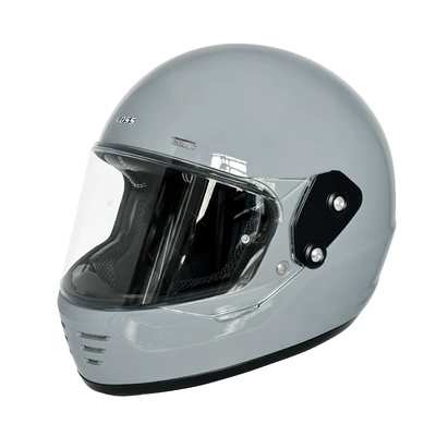 Motosiklet kaskı (dəbilqə) — Voss New National Standard Cruise Cycling - cement-gray-m