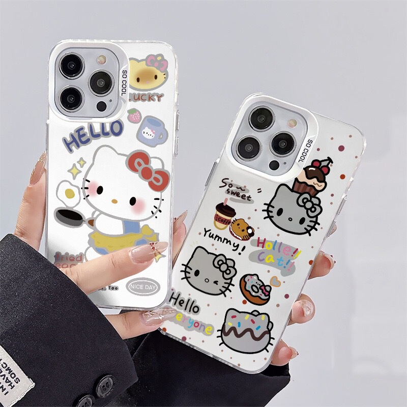 Sanrio Hello Kitty Suitable for Apple 16 Promax Mobile Phone Case iPhone 15 Cross-Border 14 Cute 13 Girl 11