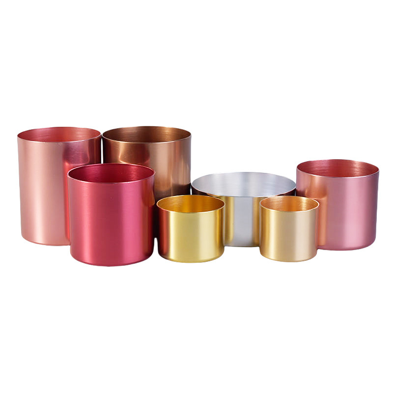 Latas de vela aromática navideña estilo europeo de aluminio pequeñas para decoración de bodas y hogar envase vacío image 6