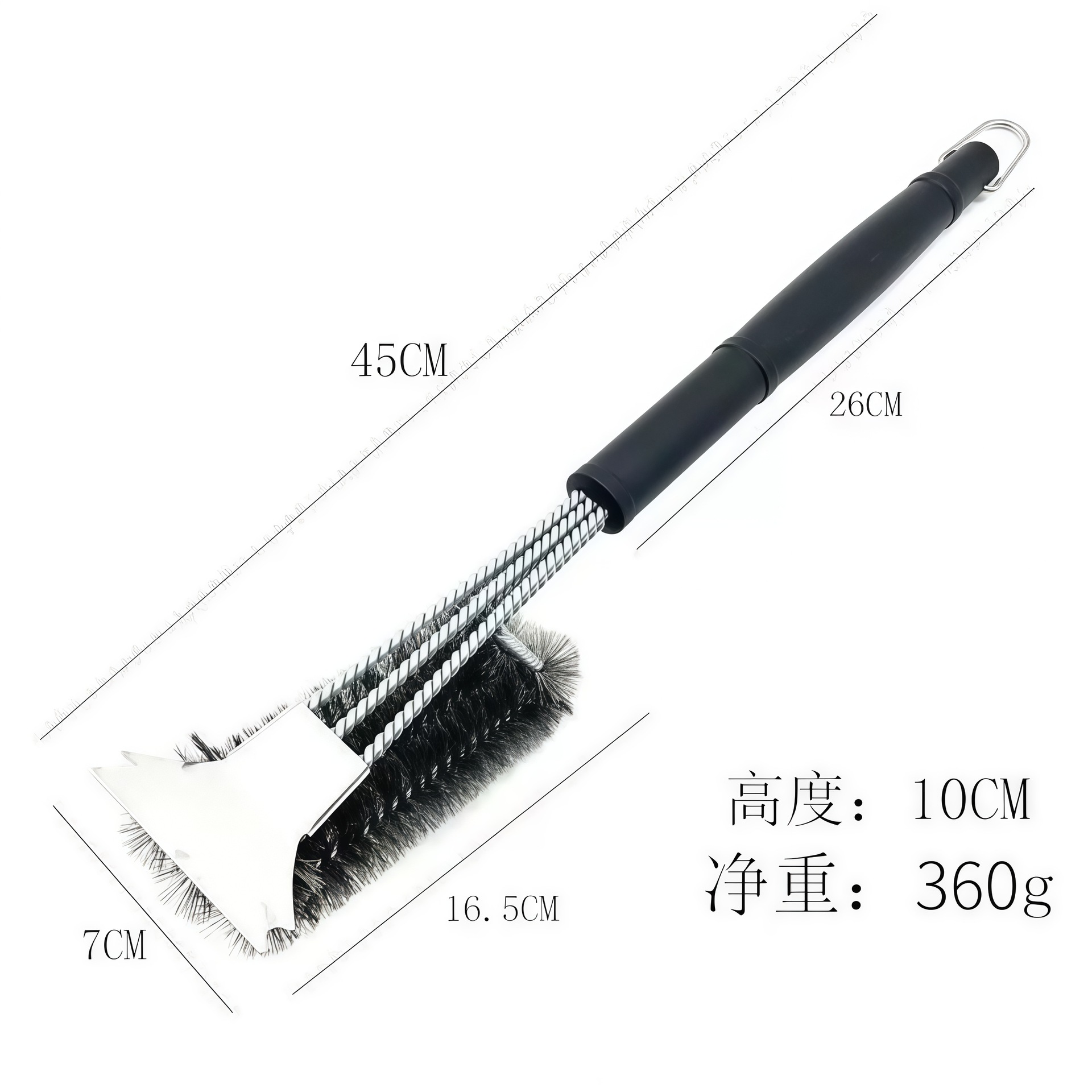 Cepillo de limpieza para barbacoa, cepillo de alambre para parrilla, red para parrilla, cepillo de alambre para parrilla, cepillo de limpieza, herramientas para barbacoa