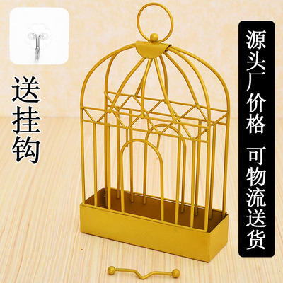 蚊香架創意鳥籠家居蚊香盤家用點文香防火挂式北歐蚊香盒鐵藝擺件